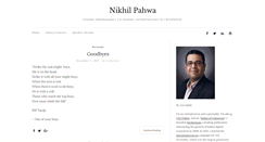 Desktop Screenshot of nikhilpahwa.com